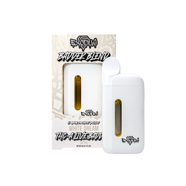 EXODUS: THC-A LIVE BADDER BLEND PREHEAT DISPOSABLE - 5G