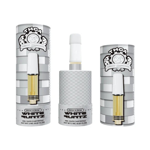 TWENTY ONE: LIQUID DIAMOND THCA CARTRIDGES - 2ML