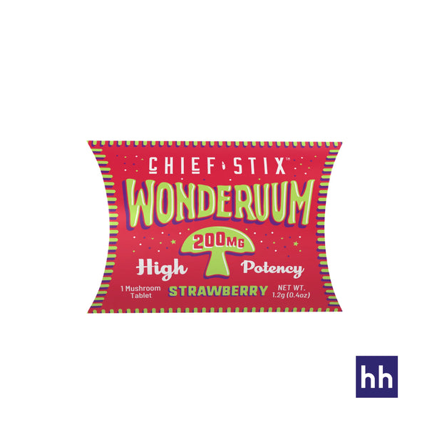 CHIEF STIX: WONDERUUM HIGH POTENCY MUSHROOM TABLETS - 200MG
