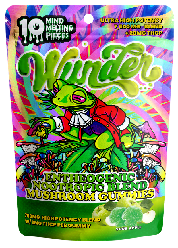 WUNDER: ENTHEOGENIC NOOTROPIC BLEND MAGIC MUSHROOM GUMMIES