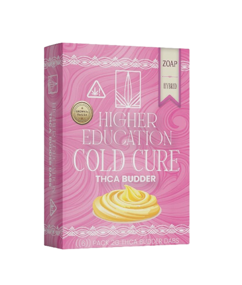 HIGHER EDUCATION: COLD CURE THCA BUDDER DABS - 2G