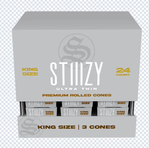 STIIIZY: ULTRA THIN PREMIUM ROLLED MINI CONES - 9CT