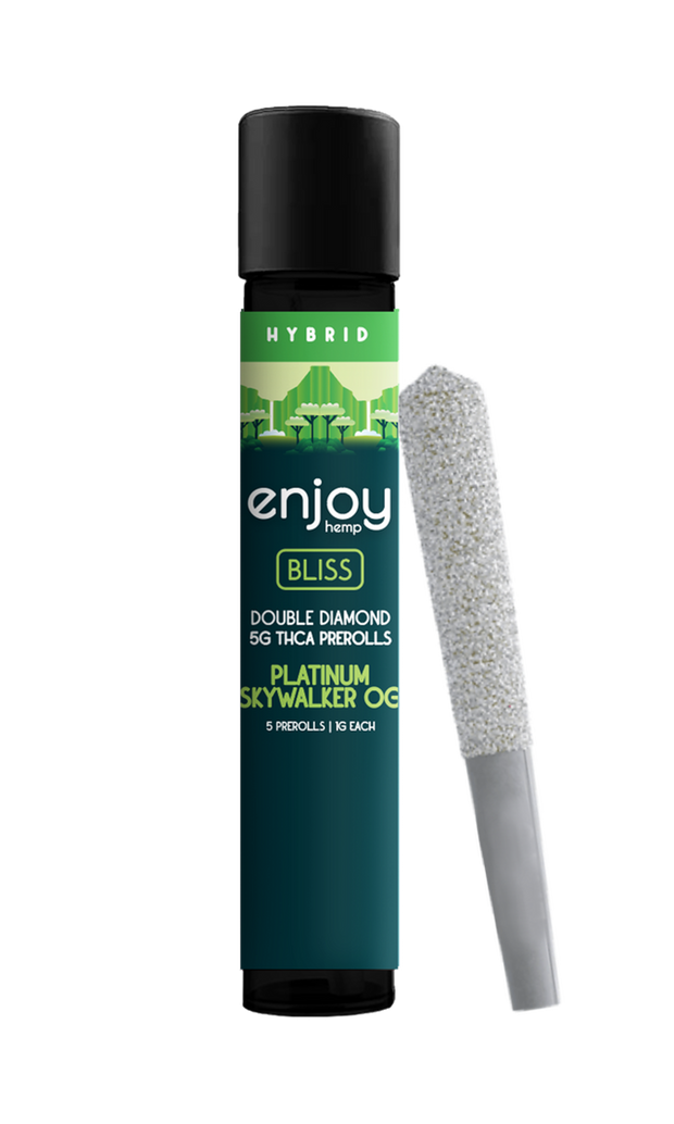 ENJOY: MEGA POTENCY DOUBLE DIAMOND THCA PRE-ROLLS - 5G