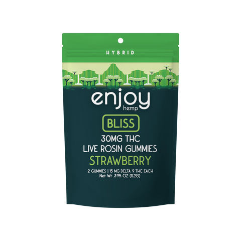 ENJOY: LIVE ROSIN DELTA 9 THC GUMMIES - 2 PACK (30MG)