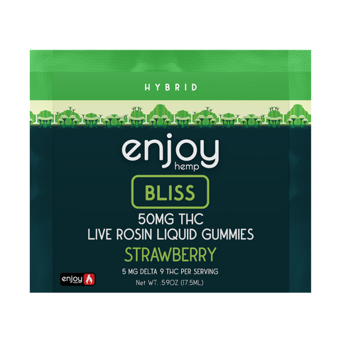 ENJOY: LIVE ROSIN LIQUID GUMMIES - 50MG