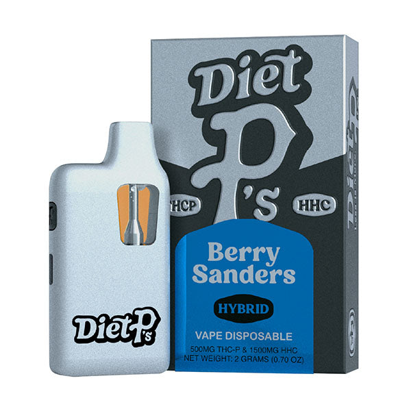 PUSHIN' P'S: DIET P'S THC-P + HHC DISPOSABLE - 2G