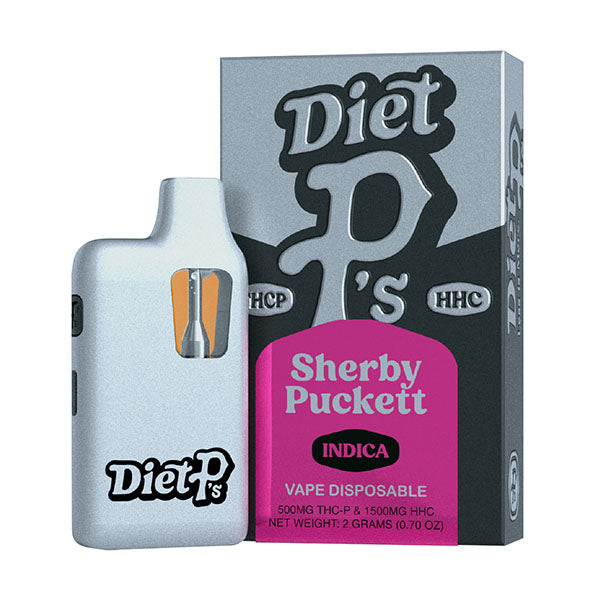 PUSHIN' P'S: DIET P'S THC-P + HHC DISPOSABLE - 2G