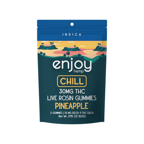 ENJOY: LIVE ROSIN DELTA 9 THC GUMMIES - 2 PACK (30MG)