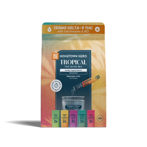 HOMETOWN HERO: DELTA-9 THC DRINK MIX PACK - 10CT