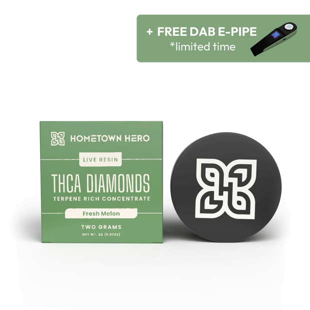 HOMETOWN HERO: LIVE RESIN THCA DIAMONDS - 2G