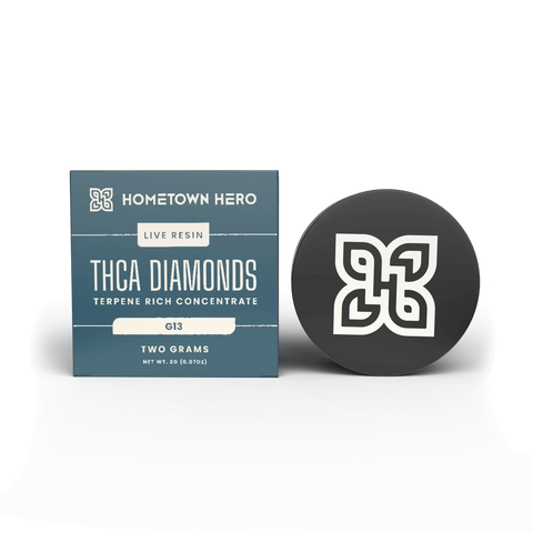 HOMETOWN HERO: LIVE RESIN THCA DIAMONDS - 2G