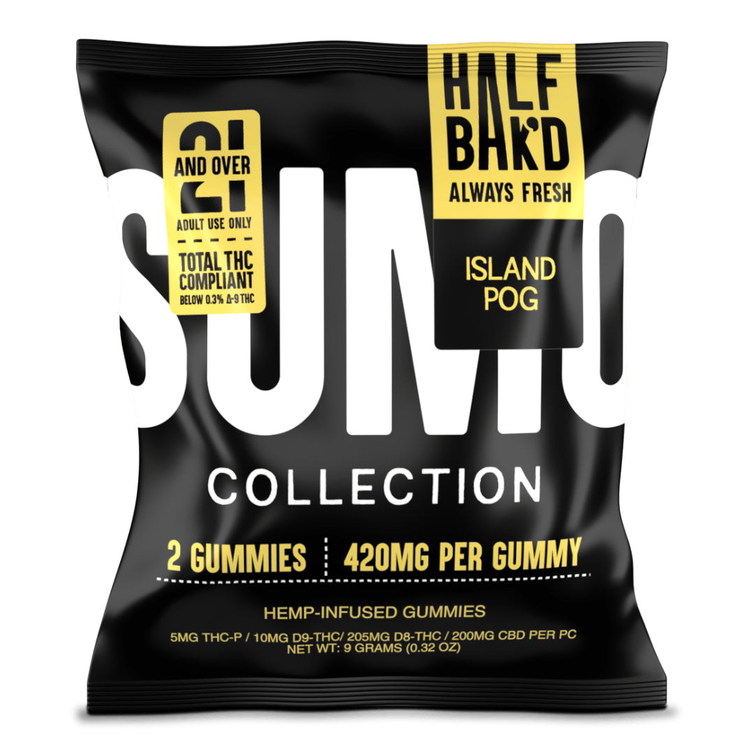 HALF BAK'D: SUMO 420MG THC GUMMY - 2 PACK DR.SMOKE HALF BAK'D: SUMO 420MG THC GUMMY - 2 PACK DR.SMOKE