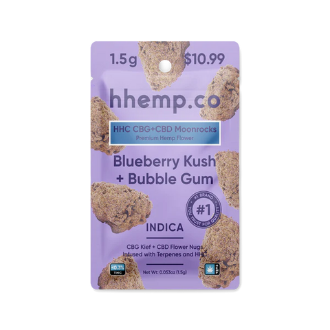 HHEMP.CO: HHC CBG+CBD MOONROCK PREMIUM FLOWER - 1.5G