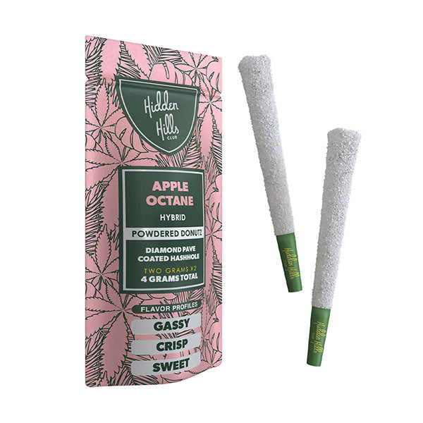 HIDDEN HILLS: POWDERED DONUTZ DIAMOND COATED HASHHOLES - 4G