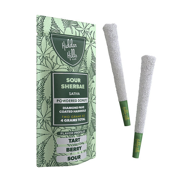 HIDDEN HILLS: POWDERED DONUTZ DIAMOND COATED HASHHOLES - 4G