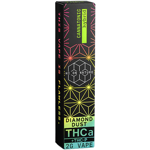 HI ON NATURE: DIAMOND DUST THCA + THCP DISPOSABLE - 2G