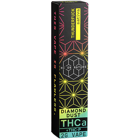 HI ON NATURE: DIAMOND DUST THCA + THCP DISPOSABLE - 2G