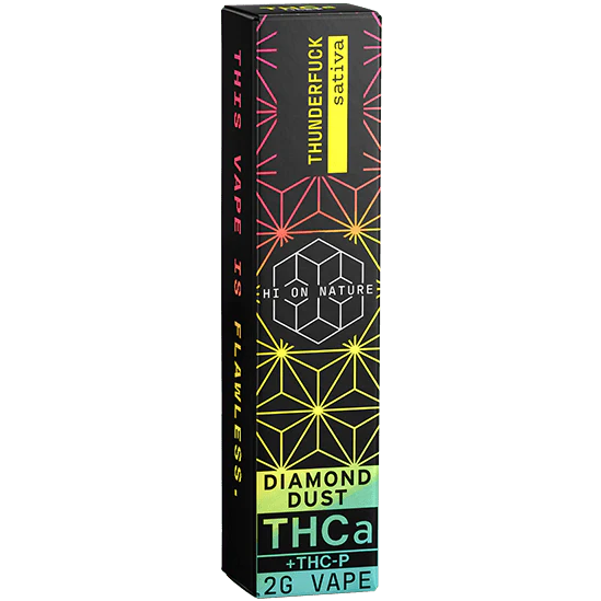 HI ON NATURE: DIAMOND DUST THCA + THCP DISPOSABLE - 2G