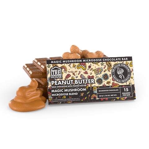 TRE HOUSE: MAGIC MUSHROOM BLEND CHOCOLATE BAR - 50G