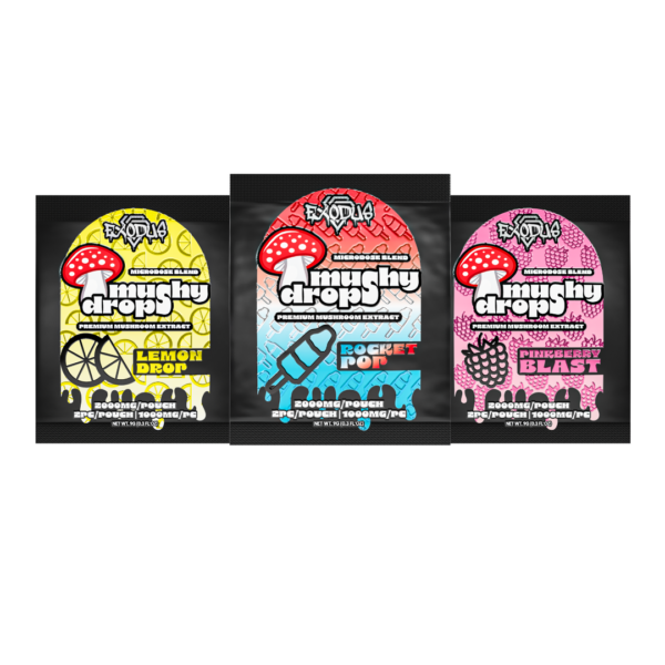 EXODUS: MUSHY DROPS - MUSHROOM GUMMIES - 2CT – DR.SMOKE