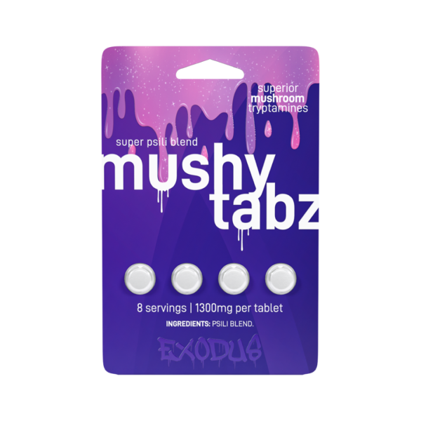 EXODUS: SUPER PSILI BLEND MUSHY TABZ - 1300MG PER TABLET