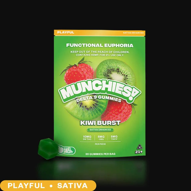 DELTA MUNCHIES: FUNCTIONAL EUPHORIA THC GUMMIES - 20CT