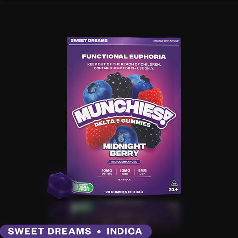 DELTA MUNCHIES: FUNCTIONAL EUPHORIA THC GUMMIES - 20CT