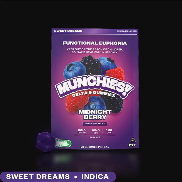 DELTA MUNCHIES: FUNCTIONAL EUPHORIA THC GUMMIES - 20CT