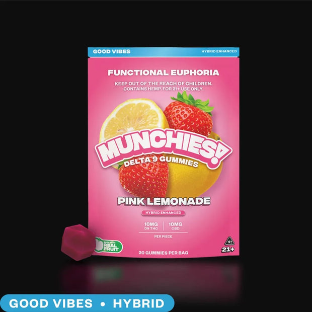 DELTA MUNCHIES: FUNCTIONAL EUPHORIA THC GUMMIES - 20CT