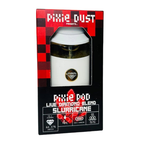 PIXIE DUST: PIXIE POD LIVE DIAMOND THCA BLEND DISPOSABLE - 4G