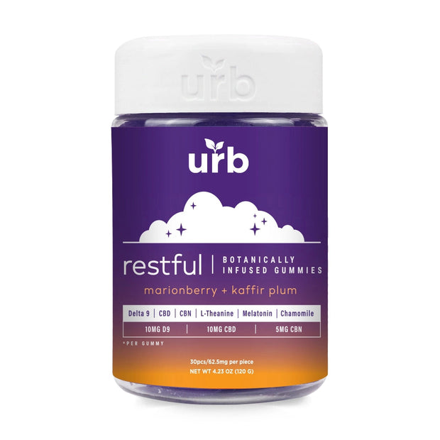 URB: RESTFUL BOTANTICALLY INFUSED GUMMIES - 1875MG