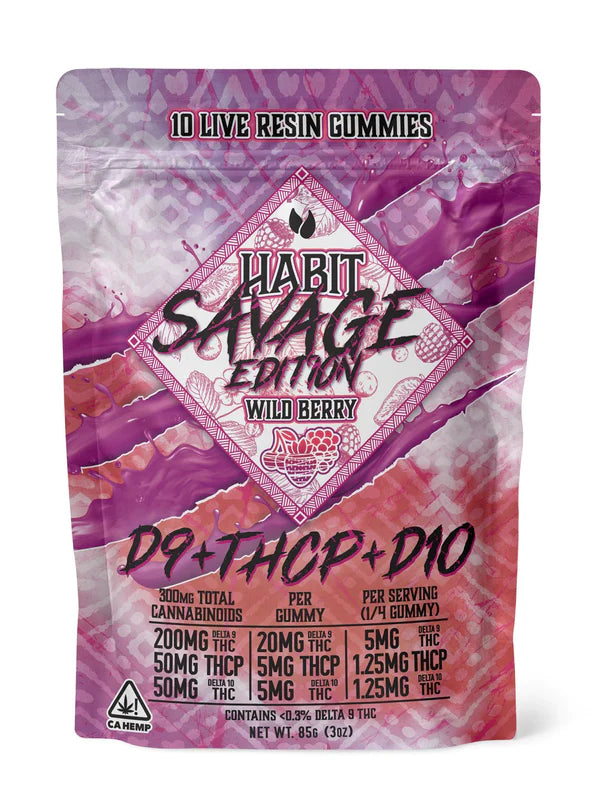 HABIT: SAVAGE EDITION DELTA-9 THC GUMMIES - 300MG