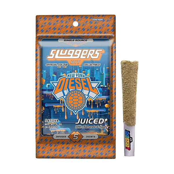 SLUGGERS HIT: JUICED DIAMOND EDITION PREROLLS - 5CT