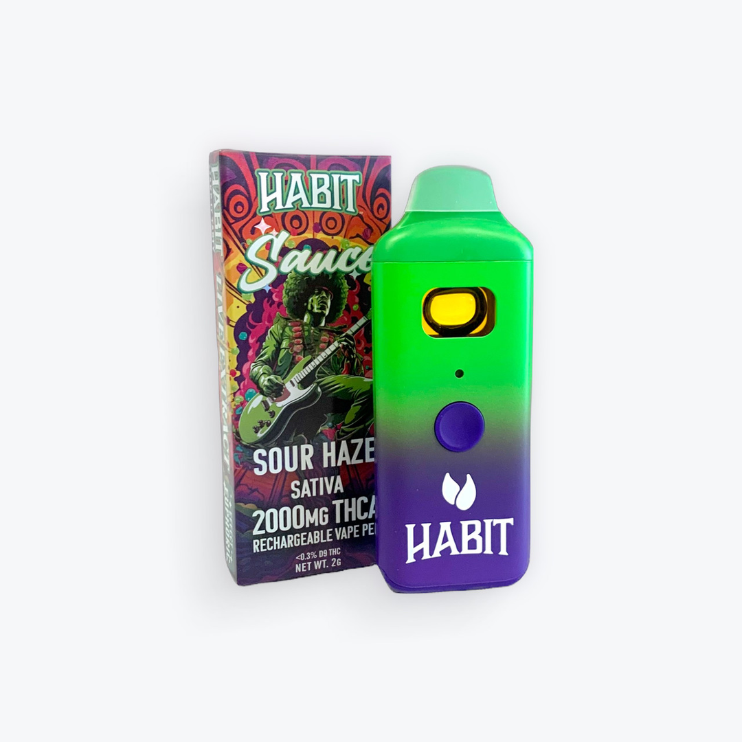 thca vape juice bottle Habit Pure Sauce Disposable 2G buy vape bulk Flavor:Waffle Slam Coffee Vape Flavors, Best