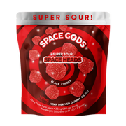 SPACE GODS: SUPER SOUR SPACE HEADS THC + CBD GUMMIES - 120MG