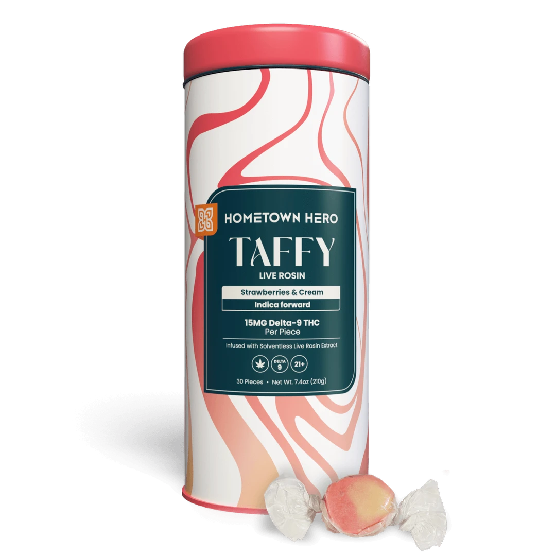 HOMETOWN HERO: LIVE ROSIN STRAWBERRY & CREAM TAFFY PACK DR.SMOKE HOMETOWN HERO: LIVE ROSIN STRAWBERRY & CREAM TAFFY PACK DR.SMOKE