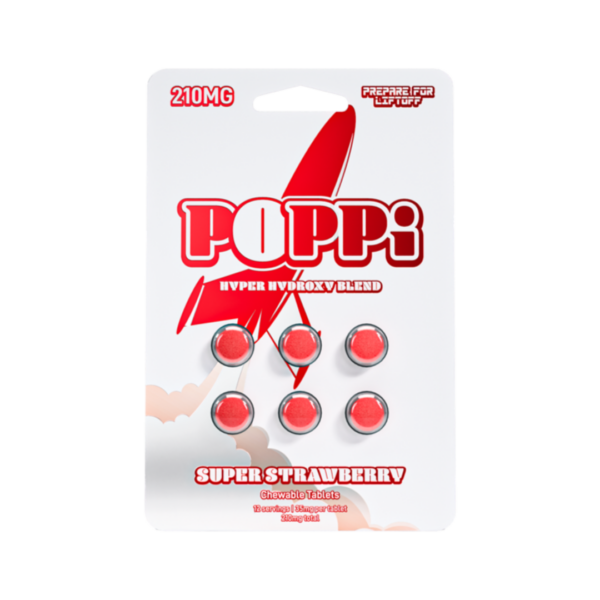 POPPI: HYPER HYDROXY BLEND CHEWABLE TABLETS - 210MG