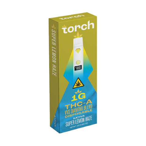 TORCH: THC-A VVS DIAMOND BLEND DISOPSABLE - 1G