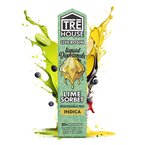 TRE HOUSE: LIQUID DIAMONDS LIVE ROSIN THC DISPOSABLE - 2G