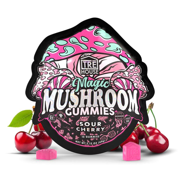 TRE HOUSE: MAGIC MUSHROOM GUMMIES - 15 GUMMIES