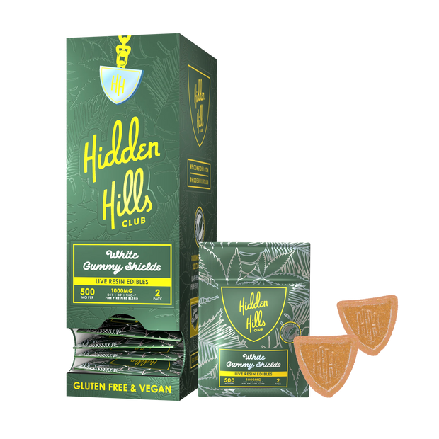 HIDDEN HILLS: LIVE RESIN GUMMY SHIELDS - 500MG