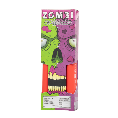 ZOMBI: LIVE RESIN THCA CROSSBREED DUO DISPOSABLE - 4G